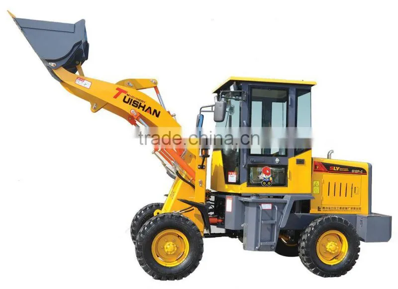 1000kg forestry mulcher machine small loader , constructional mini loader by weifang factory