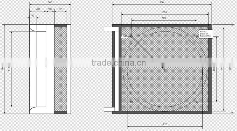 31.75*27.5CM HEAT EXCHANGER WITH CASING