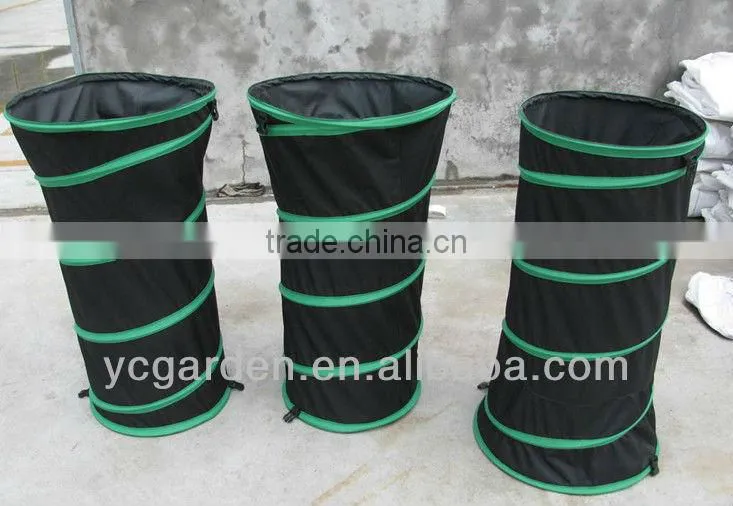 printed pop up garden bag PP PE oxford jute material garden bag wholesaler