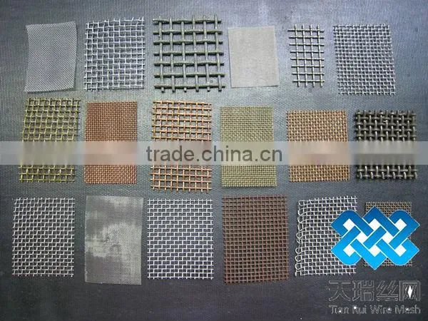 stainless steel crimped woven wire mesh