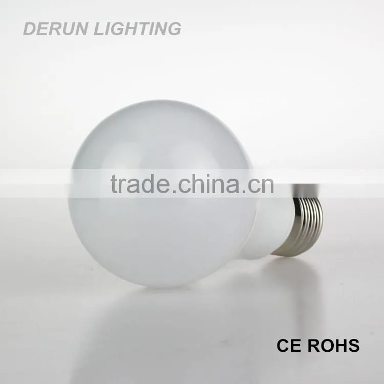 G60 720lm 9w equal to 70w E27 pear shaped SMD 2835 bulb lamp with ERP standard