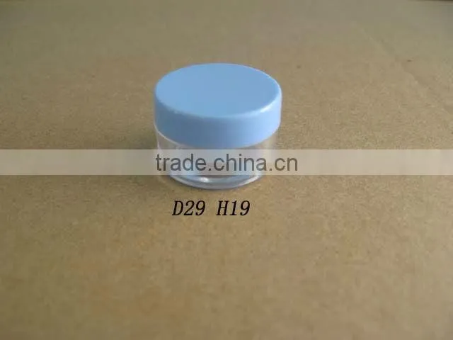 Cosmetic Plastic Round PS Cream Jar 10g