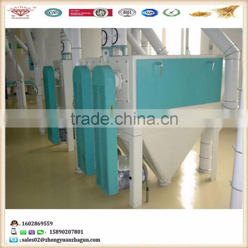 China Made energy saving horizontal bran finisher used flour mill machines
