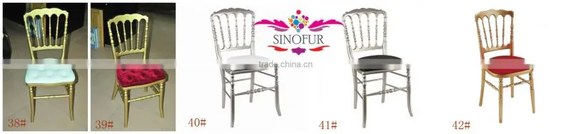 high back wedding hall chairs for bride and groom