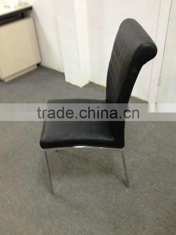 Outdoor Dining Wicker Top Stainless Steel Chair LH-005-B