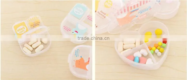 Q1097 Creative home fashion plastic pill box