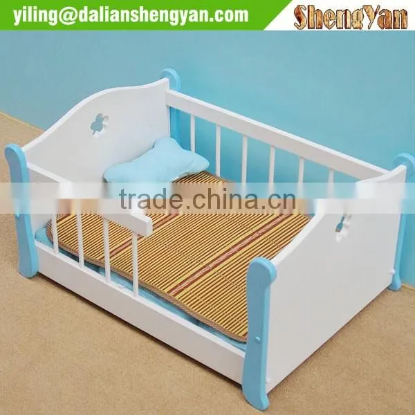 Homemade low price wooden frame dog beds