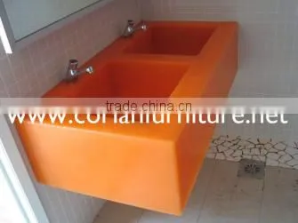New design bathroom vanity solid surface bathroom art basin