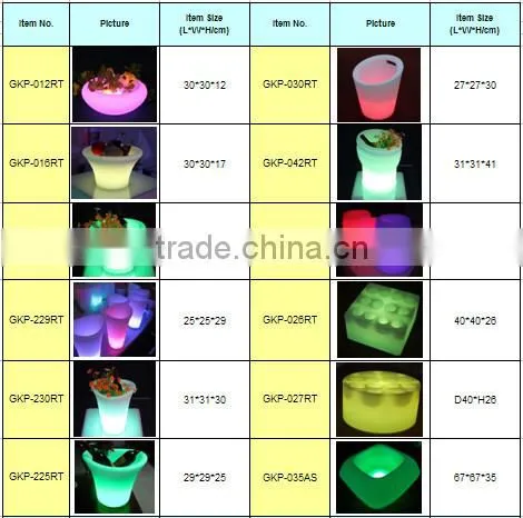 LED party bottle bucket GKP-052RT