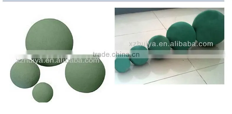 Wholesale Customized Size Phenolic Resin Green Floracraft Wet Foam Ball