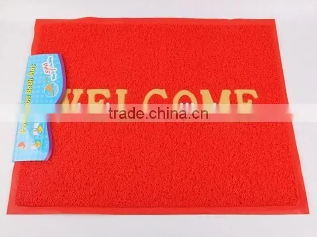 rubber material welcome door mat