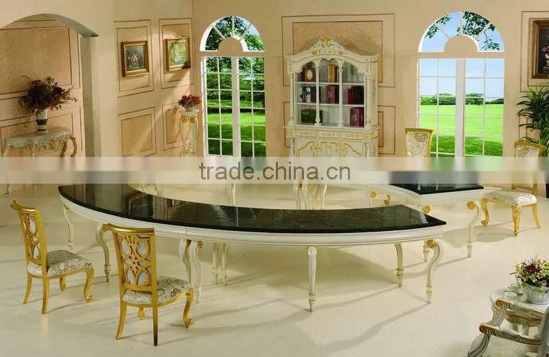 Luxury European Style Executive Office Desk;Antique,Carved Wooden Office Table set,Classical Office Furniture,Desks (BG600040)