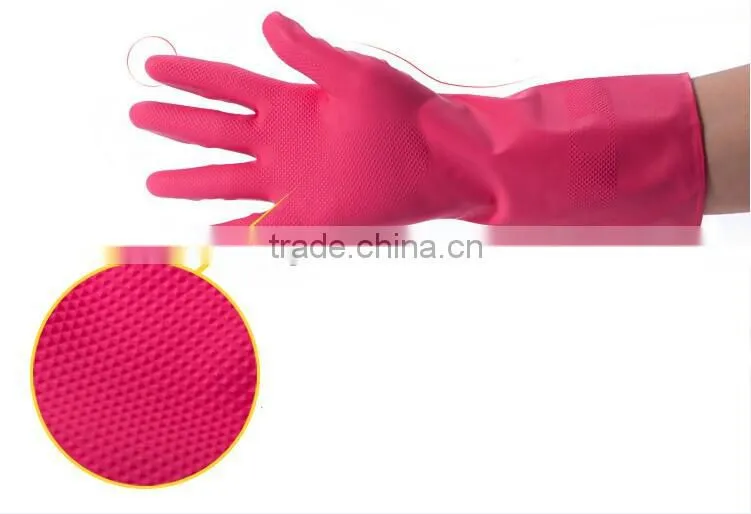 DDsafety Cheapest Latex Double Color Gloves Household Gloves
