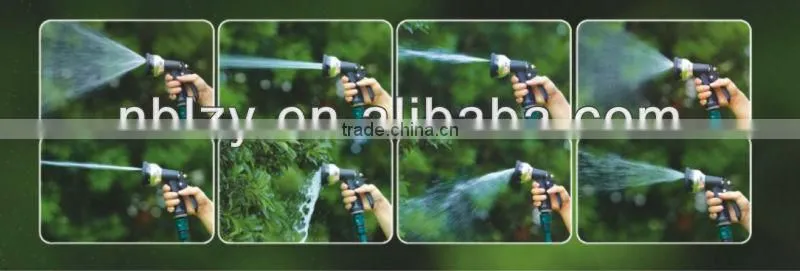 Multi pattern metal hose nozzle