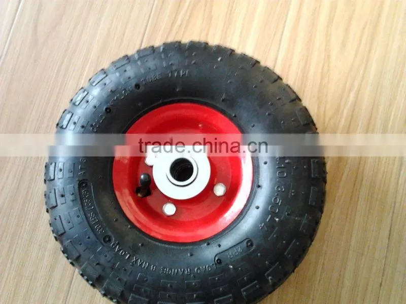 10inch steel rim wheel 4.10/3.50-4