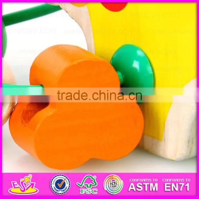 2016 hot new products baby wooden animal toy,best sale wooden animal toy W11B095