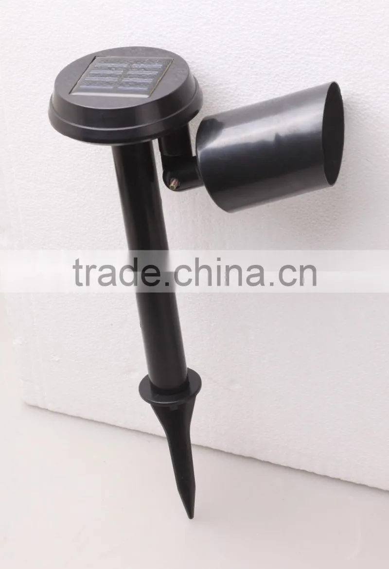 Hot sales factory price cheap lawn black body solar garden light