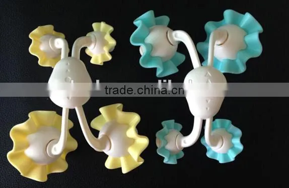 2014 flowertypes four wheels plastic massager