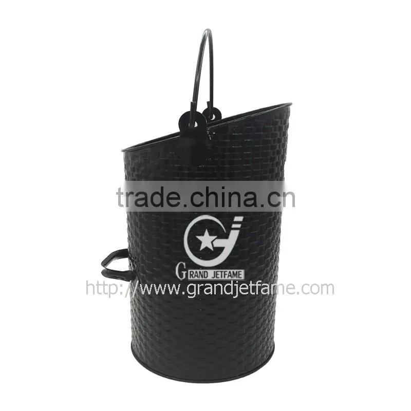 fireplace accessory metal copper coal hod