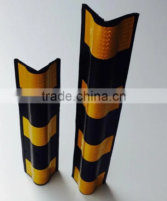 with high reflector rubber garage Corner guard wall protector