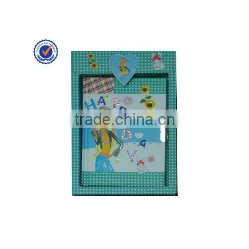Cheap Blue Design Notebook for Girls