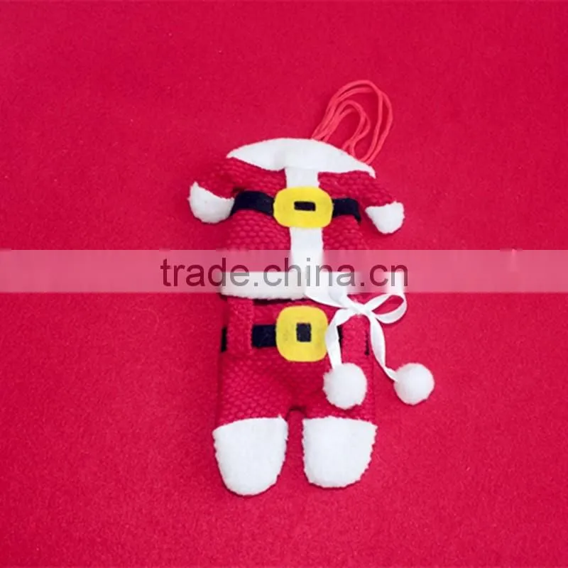 New Products Movable Christmas Gift Cheap Tableware Knife Fork Bag Christmas Decoration