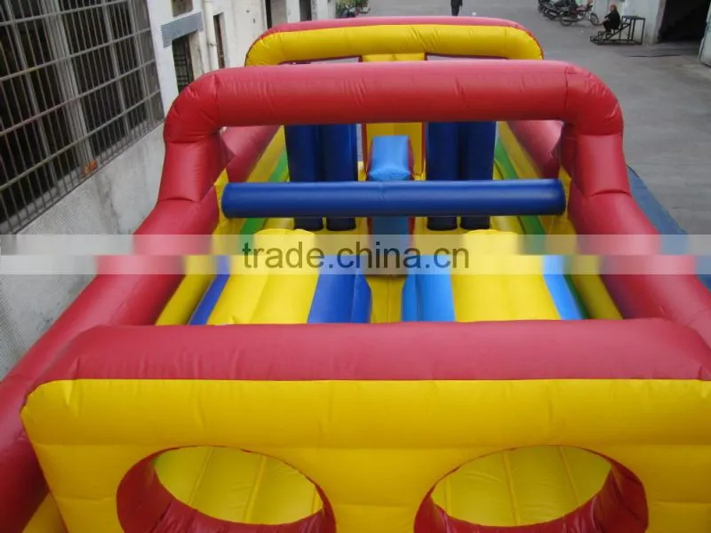 Customized boot camp inflatable obstacle course cheap on sale