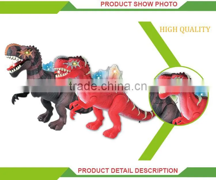 Hot selling battery operated plastic electrical giant dinosaur toy