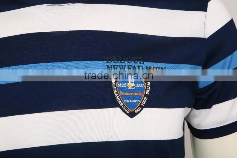 Men 's fine striped t shirt fabric