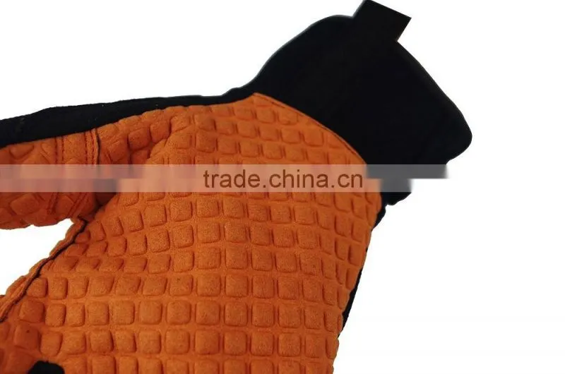 CE 4131 heat resistant GEL padded oil channel anti slip shock absorption oil and gas impact resistant safety gloves