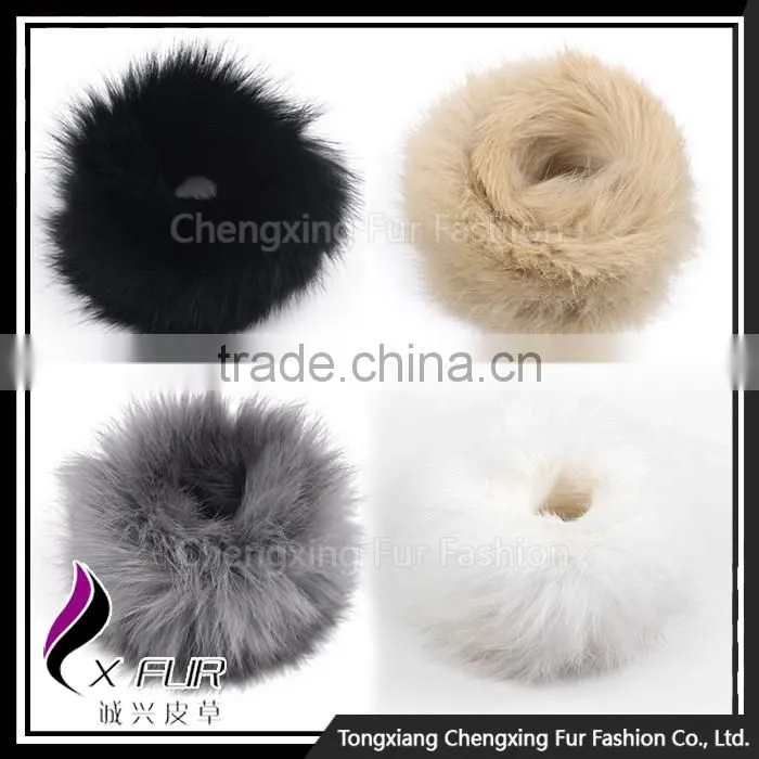 CX-A-28D Genuine Rabbit Fur On Cuffs Bracelets