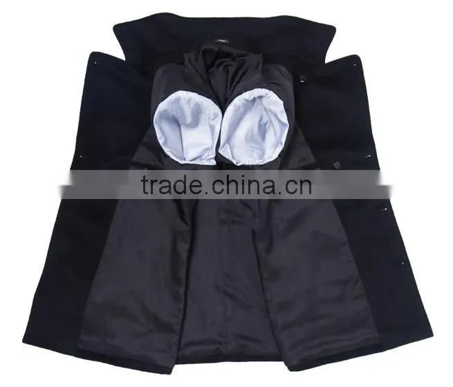 New Season Wool Fabric Double-Breasted Men Coat