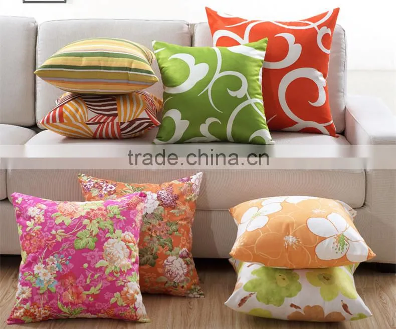 Latest design custom sofa cushion cover made in china