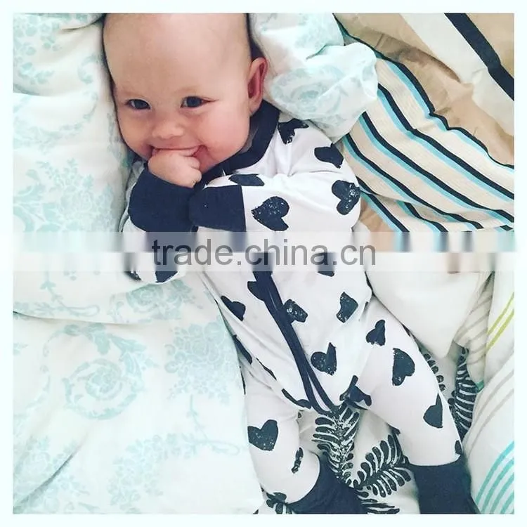 Long Sleeve Organic Cotton Little Boy Male Romper Newborn Baby Clothes