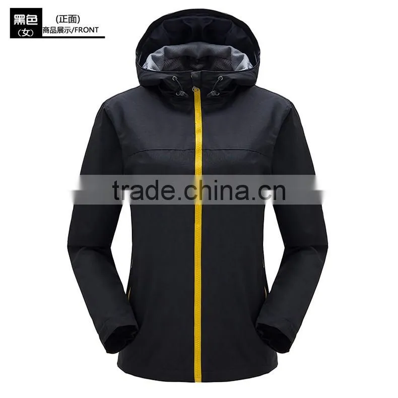 Latest design hot sale personalized men outdoor waterproof windproof mauntaineering Jackts/sport jackets