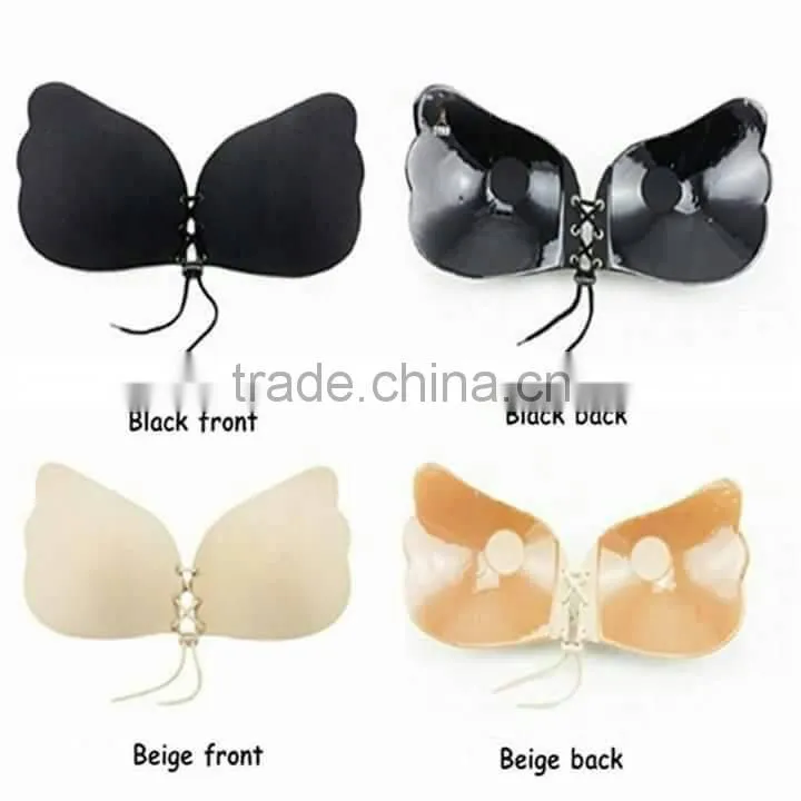 Strapless Self Adhesive Silicone Invisible Push-up Bras for Women