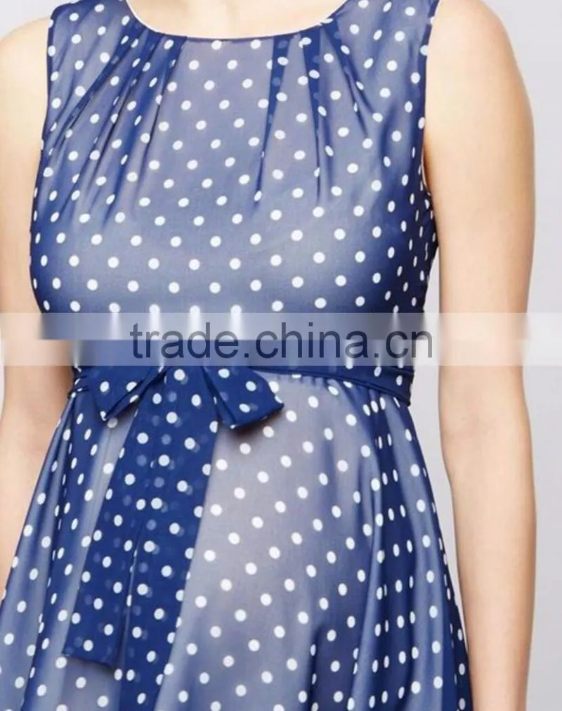 Pregnant women chiffon midi dresses