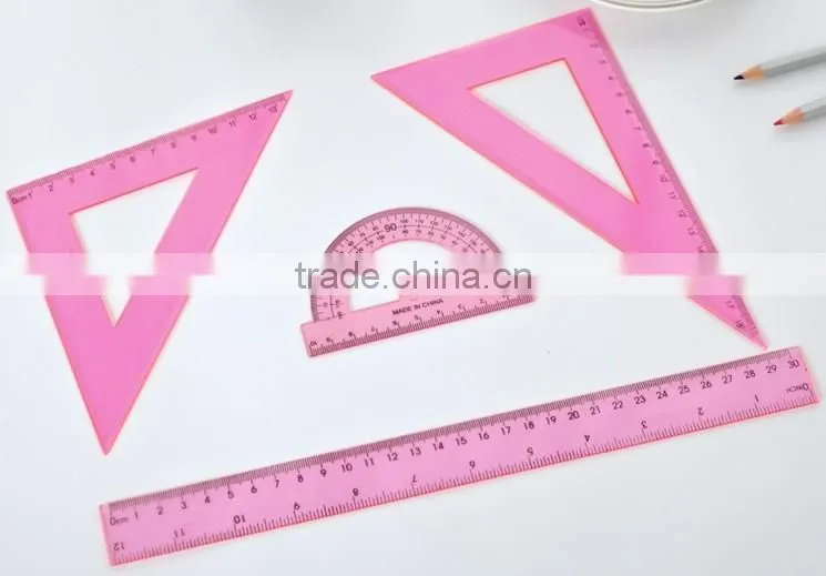 school plastic ruler sets