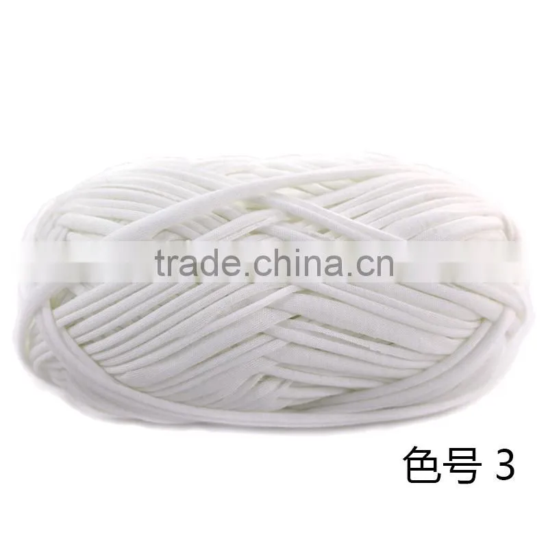 China fabric yarn factory hot wholesale fashion t shirt yarn for hand knitting