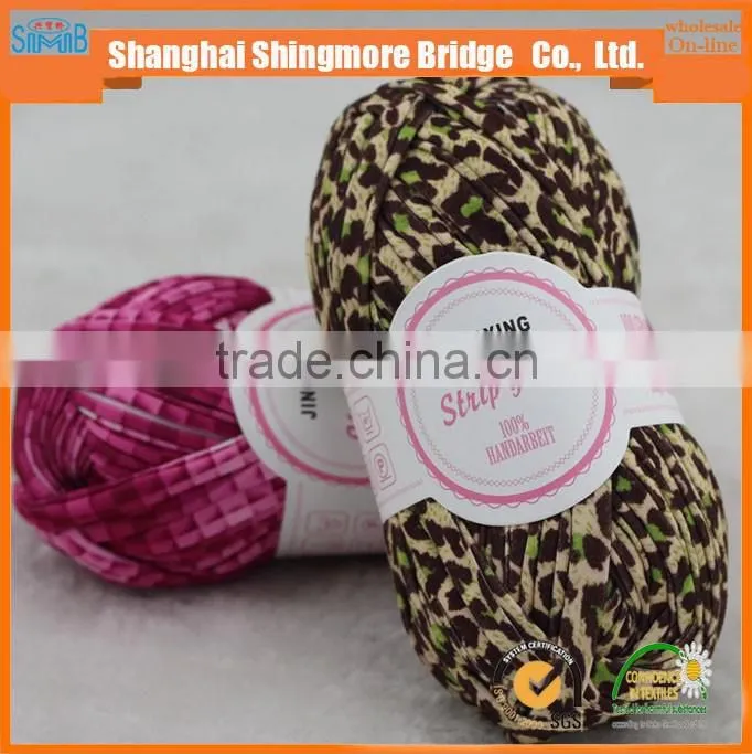 alibaba china fancy yarn manufacturer shanghai smb cheap sales high quality polyester softtextile t shirt yarn for knitting mat
