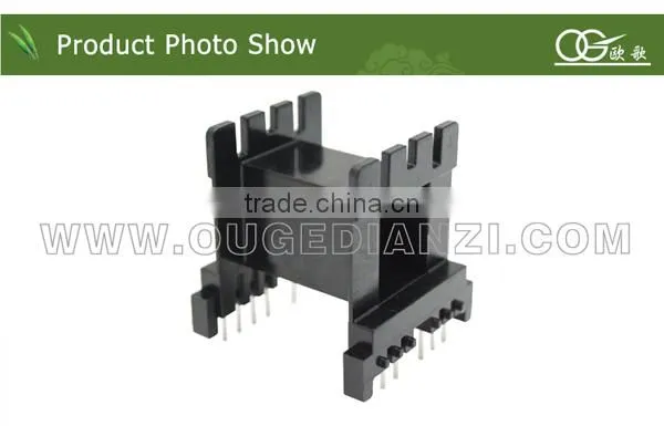 220v 12v power transformer bobbin EE55 horizontal pin6:6