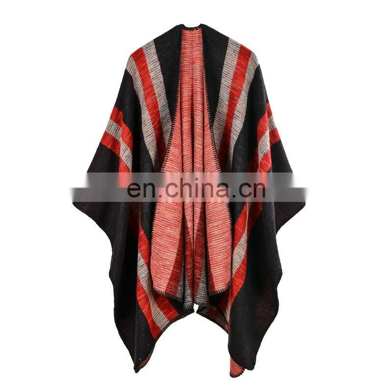Womens Winter Stamp Cashmere Fringed Shawl Ladies Cashmere Shawls Winter Scarves Capes Cloaks