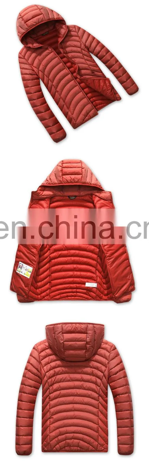 Mens outdoor wear winter down nylon jackets
