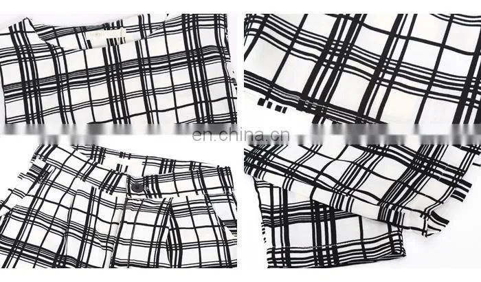 2018 Wholesale sexy two pieces latest design two pieces woman clothes