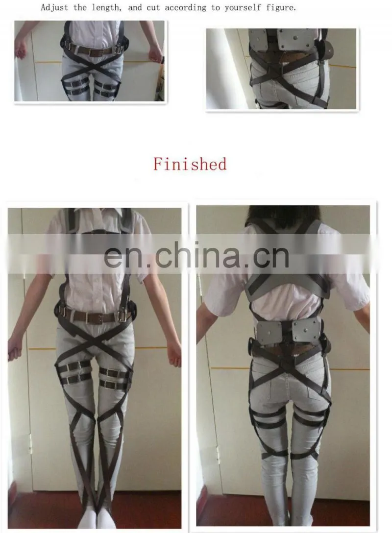 2016 Fashion Anime Cosplay Costume Attack On Titan Shingeki no Kyojin Cosplay Belts