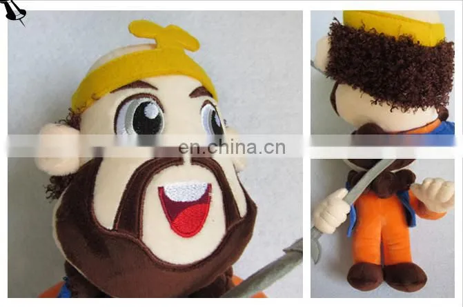Best quality custom logo printed donkey custom plush toys