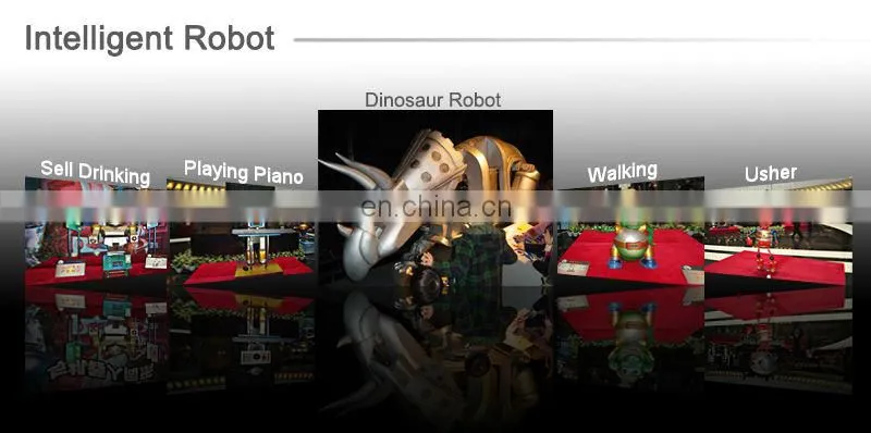 Museum Exhibition Robot of Play the Electronic Piano Robot