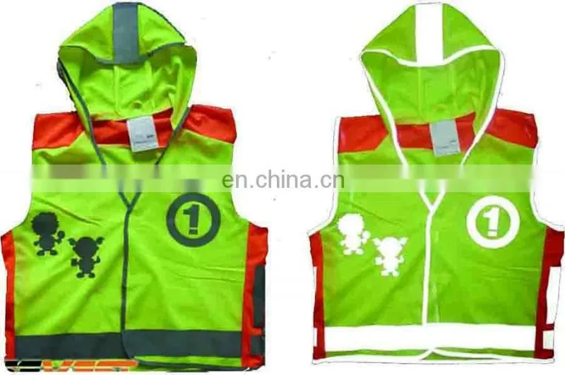 No printing foldable reflective safety vest/jacket 2017 Newest