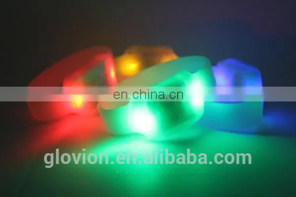 High quality LED silicone remode control bracelet with logo