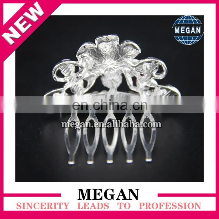 Princess Crystal Hair Crown Rhinestone Tiara Children Hair Comb wholesale